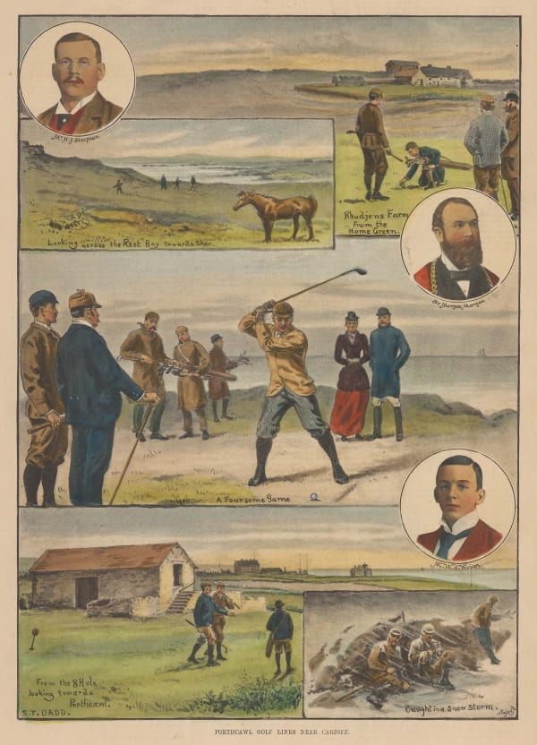 Illustrated Sporting and Dramatic News (ISDN), Golf - Wales, 1892