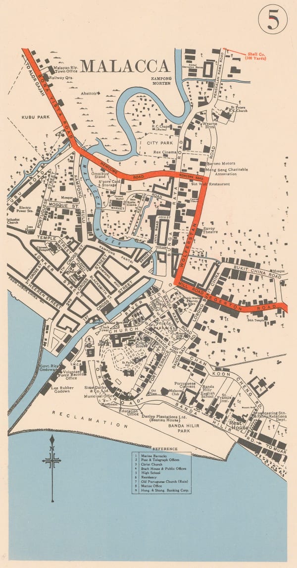 Automobile Association of Malaya, Malacca, 1951