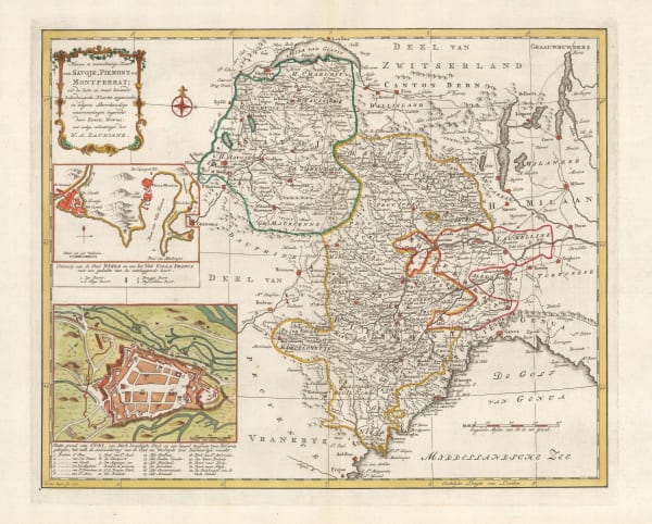 Willem Albert Bachiene, Savoy, Piedmont and Montserrat, 1779