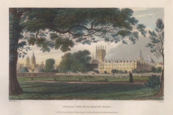 John Le Keux, Oxford University - Merton College, 1838