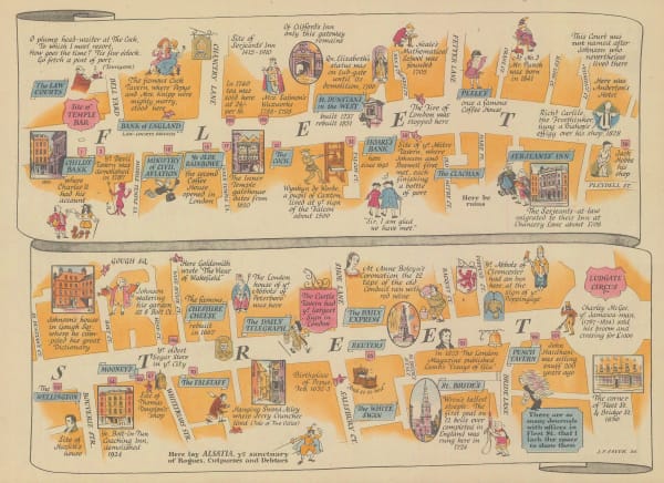 J.P. Sayer, Fleet Street, 1946