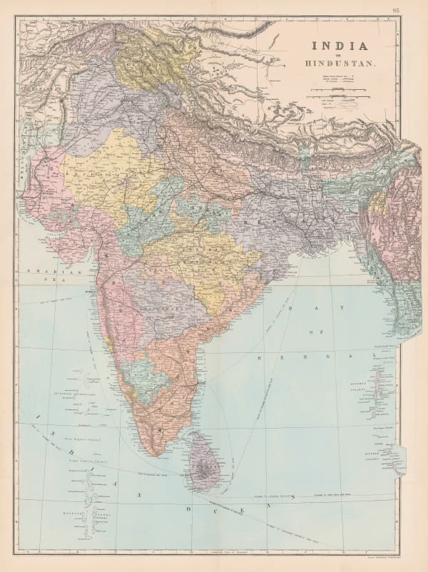 George W. Bacon, India, or Hindustan, 1885 (c.)