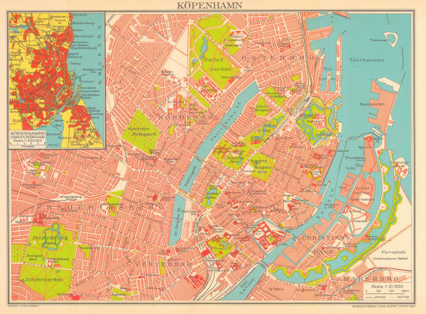 Malmö Kartografiska Anstalt, Copenhagen, 1933