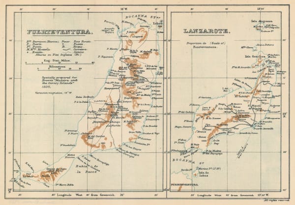 A. Samler Brown, Fuerteventura and Lanzarote, 1927