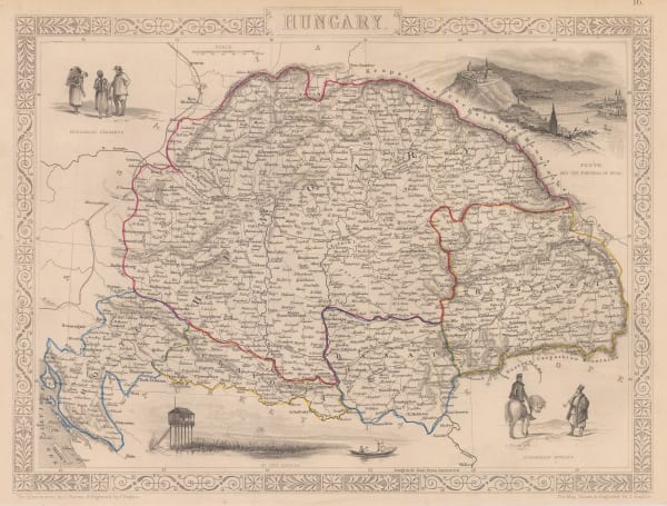 John Tallis, Hungary, 1851