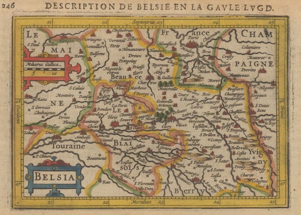 Petrus Bertius, Loire valley, 1618