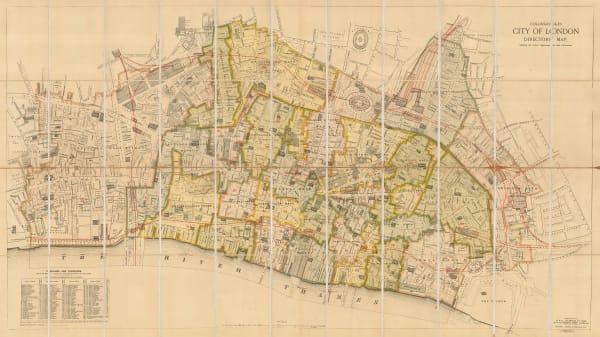 W.H. & L. Collingridge, Collingridge's City of London Directory Map, Shewing the Latest Improvements and Alterations, 1890 (c.)