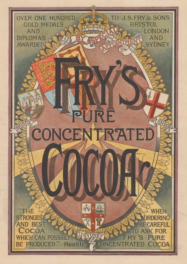 The Graphic Magazine, Cocoa - Fry's Pure Concentrated Cocoa, 1895