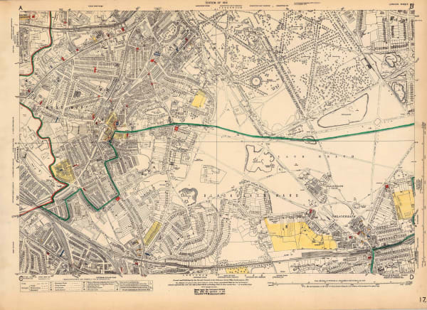 Ordnance Survey, Blackheath, 1919 c.