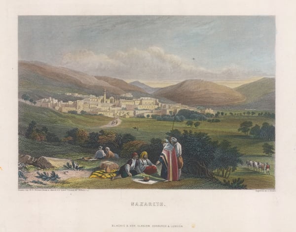 Blackie & Son, Holy Land - Nazereth, 1840 c.