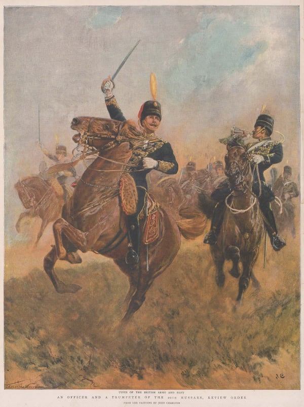 The Graphic Magazine, British Army - Hussars, 1897