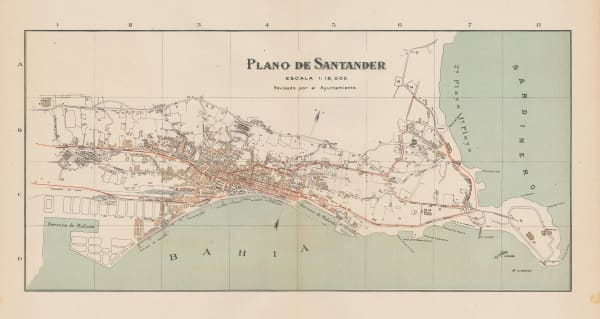 Alberto Martín, Plano de Santander, 1927