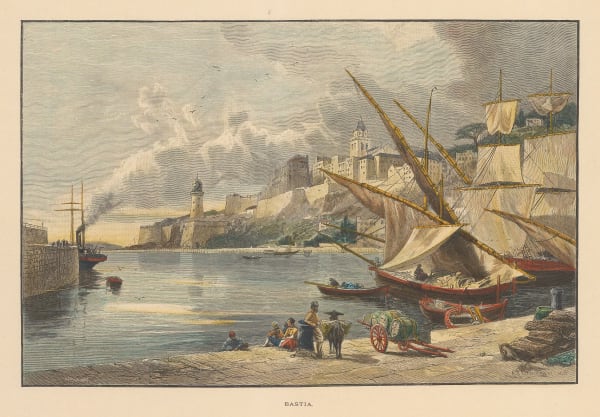 Picturesque Mediterranean, Corsica - Bastia, 1875 c.