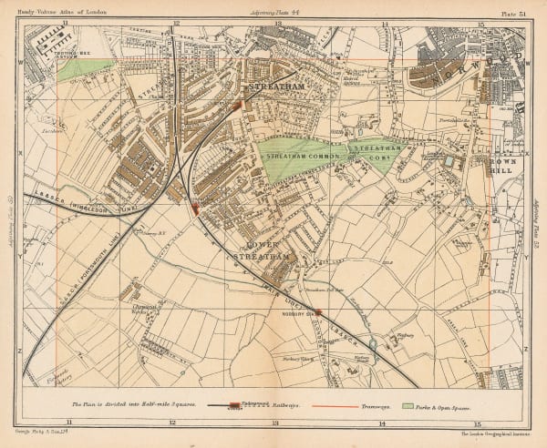 George Philip & Son Ltd., Streatham, Lower Streatham and Norwood, 1904