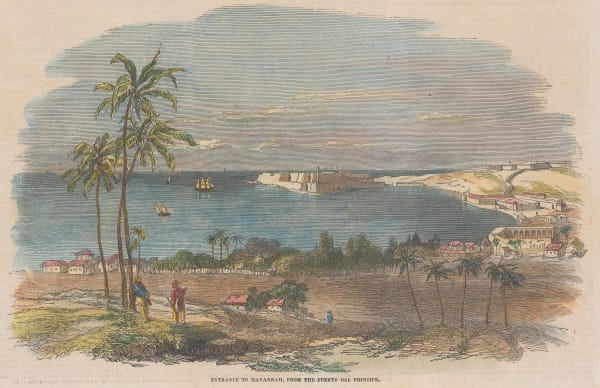 Illustrated London News (ILN), Cuba - Havana from Puerte del Principe, 1851