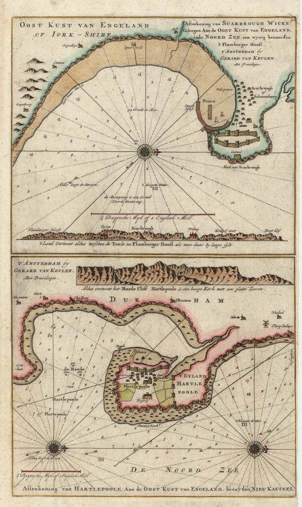 Gerard van Keulen, Scarborough & Hartlepool, 1760 c.