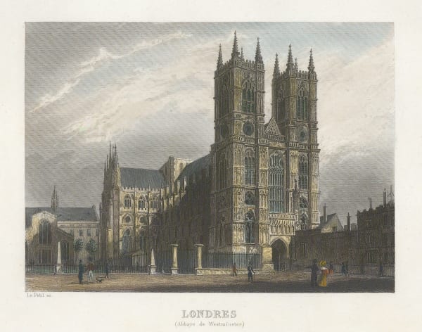 Conrad Malte-Brun, London - Westminster Abbey, 1841
