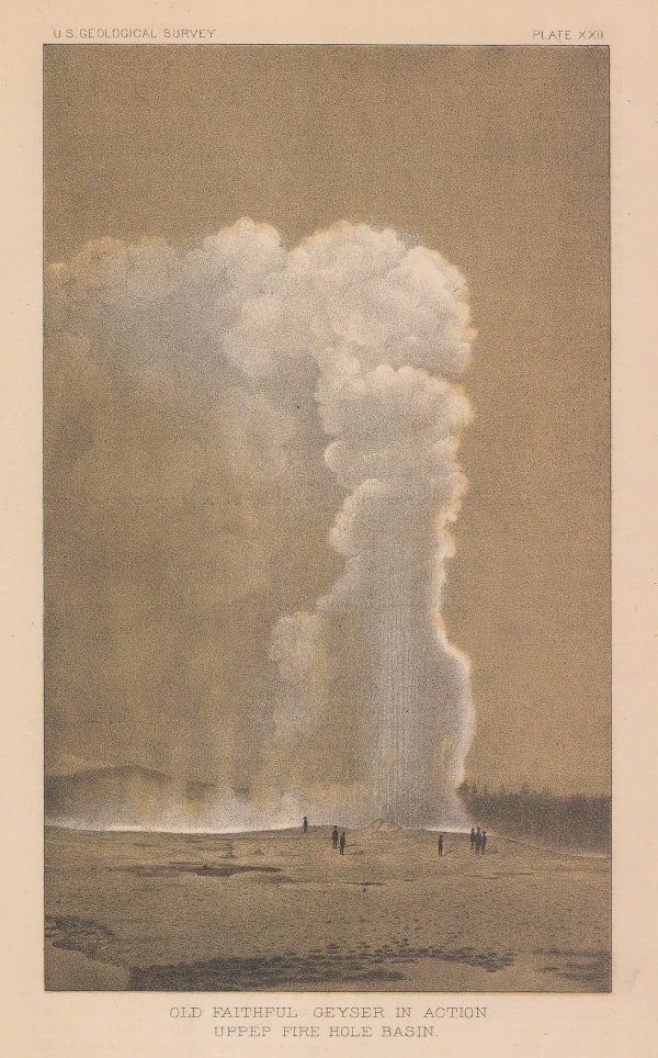 United States Geological Survey (USGS), Wyoming - Yellowstone Park, 1883
