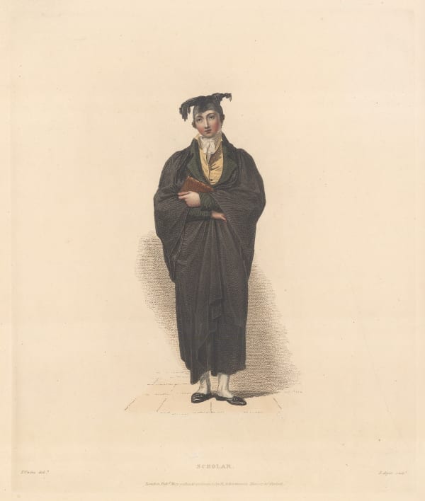 Rudolph Ackermann, Oxford University - Oxford Scholar, 1814