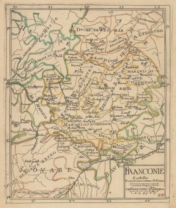 Pierre Duval, Franconia, 1680 c.