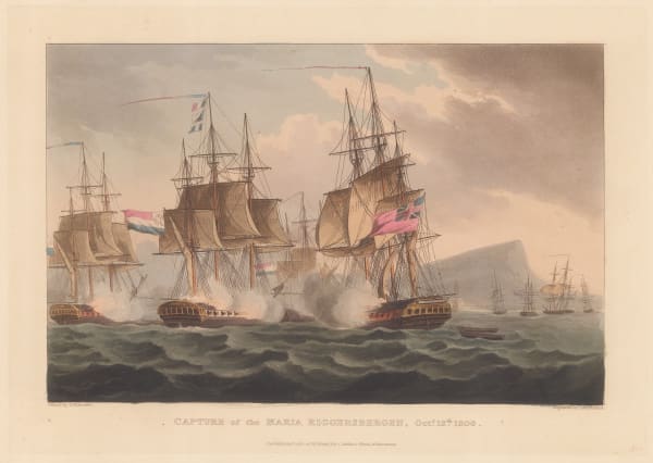James Jenkins, Capture of the Maria Riggersbergen , 1817