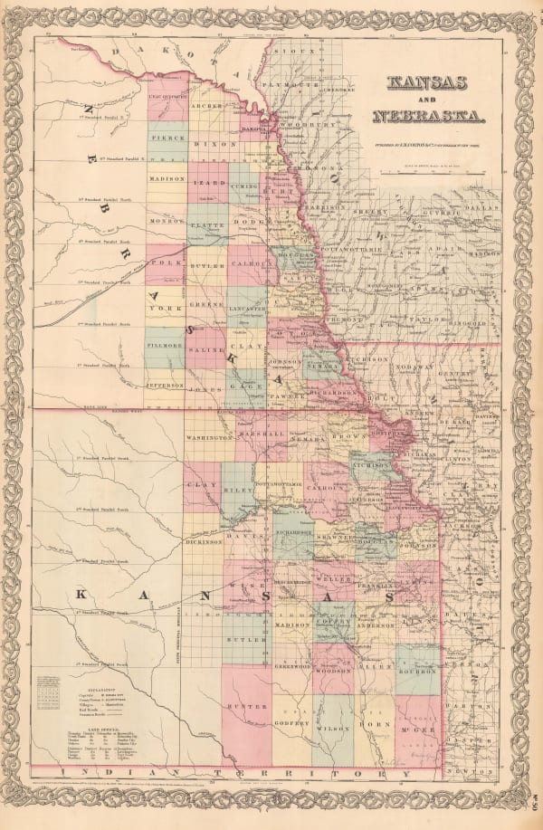 George Woolworth Colton, Kansas and Nebraska, 1857 c.