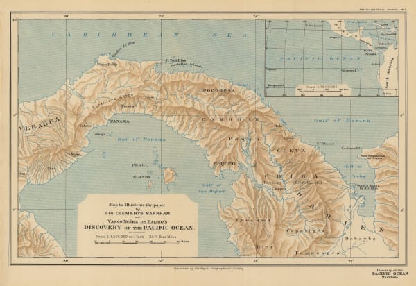 Royal Geographical Society (RGS), Vasco Nunez de Balboa's Discovery of the Pacific Ocean, 1913