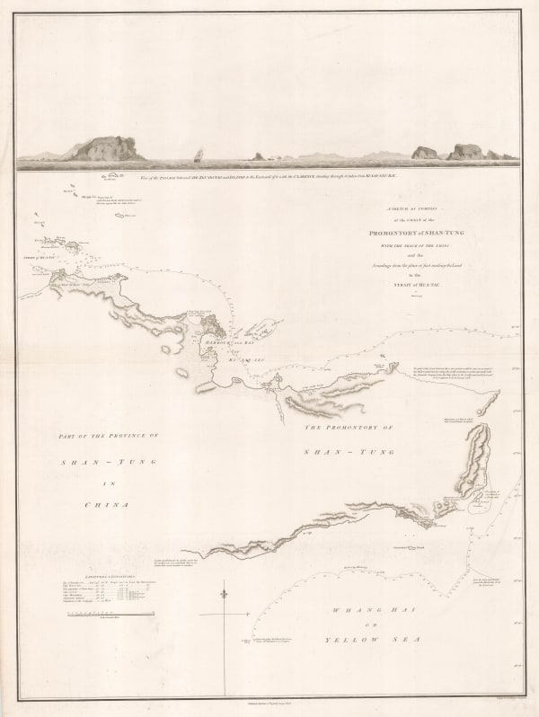 Sir George Staunton, Coast of the Shandong peninsula, 1796