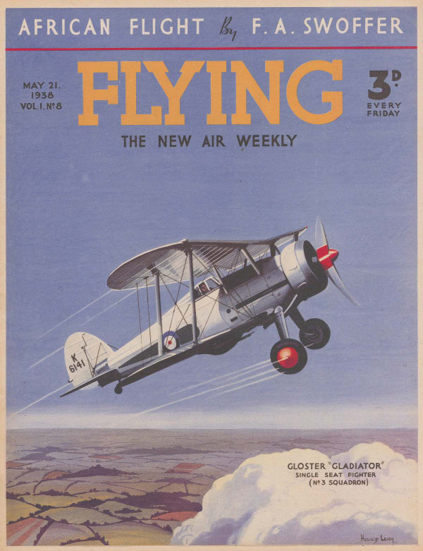 Flying Magazine, RAF - Gloster Gladiator, 1938
