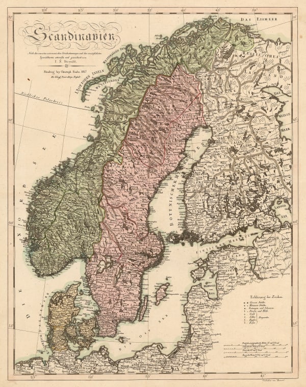 Christoph Melchior Fembo, Scandinavia, 1817