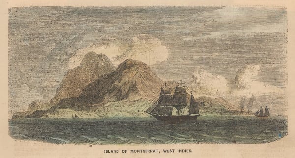 William Collins, Monserrat - From the sea, 1870 c.