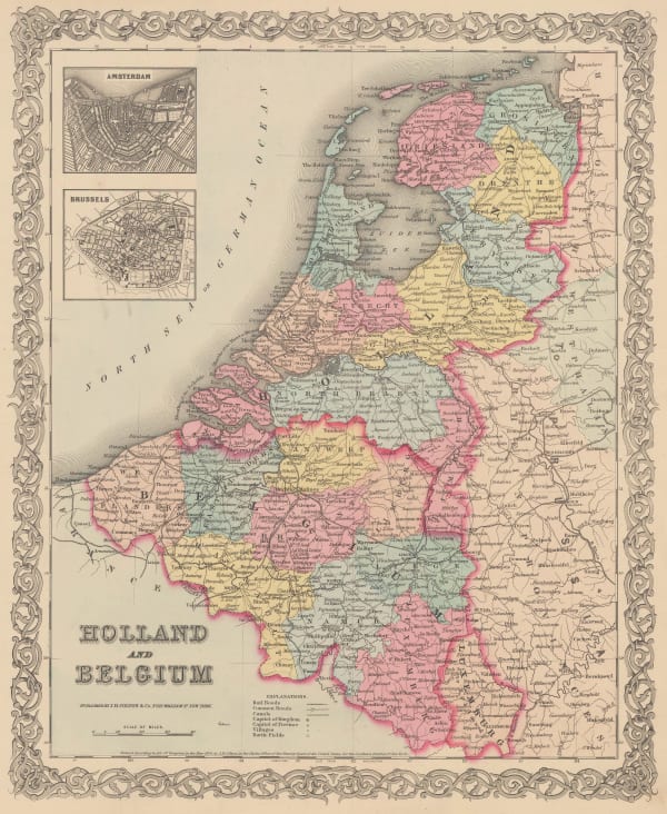 George Woolworth Colton, Netherlands, Belgium and Luxembourg, 1855