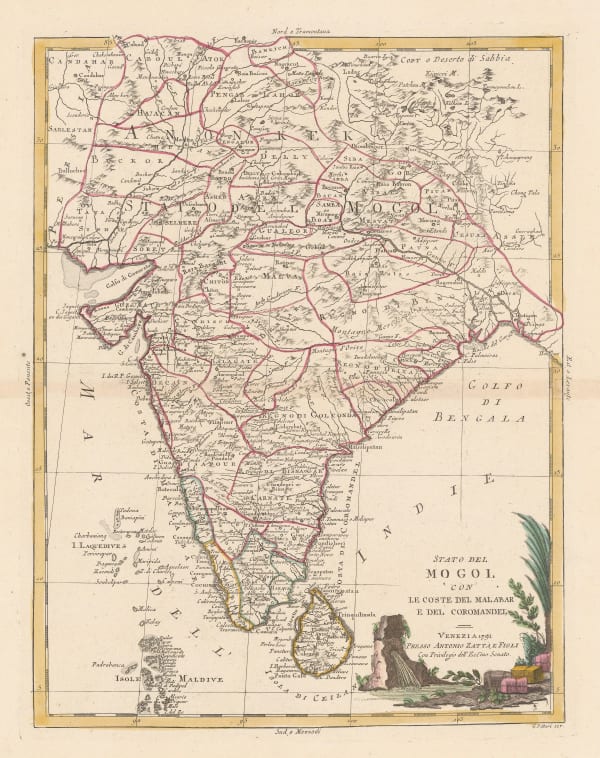 Antonio Zatta, Stato del Mogol, 1785