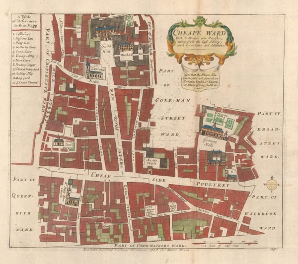 John Stow, Cheape Ward, 1755