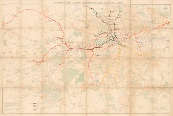 Underground Electric Railways Company of London (UERL), The Underground Electric Railways of London, 1904