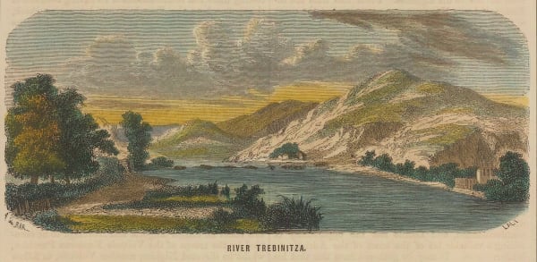 William Collins, Bosnia & Herzegovina - River Trebinitza, 1870 c.