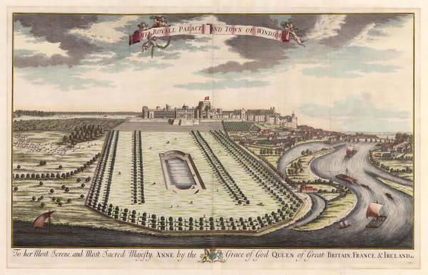 Johannes Kip, Windsor Castle and Town, 1715