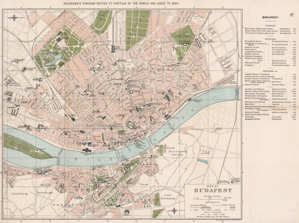 George Bradshaw, Budapest, 1904