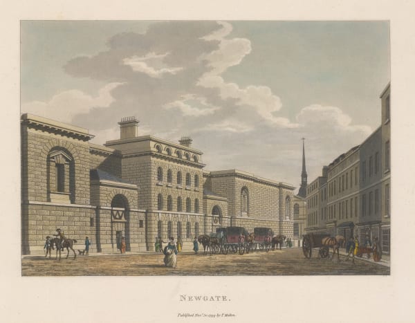 Thomas Malton, London - Newgate Prison, 1800