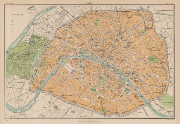 W. & A.K. Johnston, Paris, 1880 c.