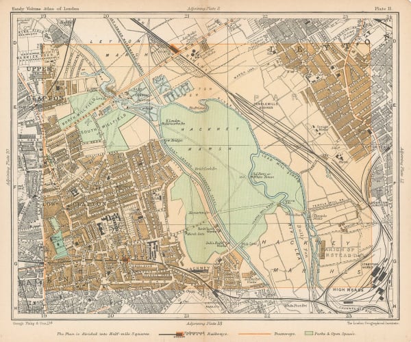 George Philip & Son Ltd., Hackney, Clapton, Leyton & Homerton, 1904