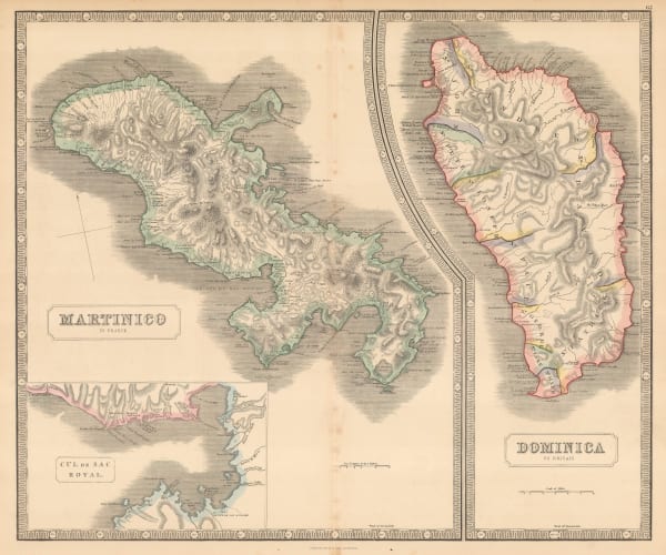 George Philip, Martinique & Dominica, 1856