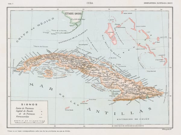 Enciclopedia Segui, Cuba, 1910 c.