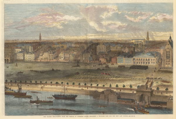 Illustrated London News (ILN), London - Thames Embankment, 1869