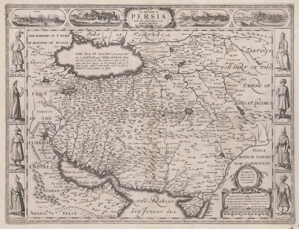 John Speed, The Kingdome of Persia, 1676