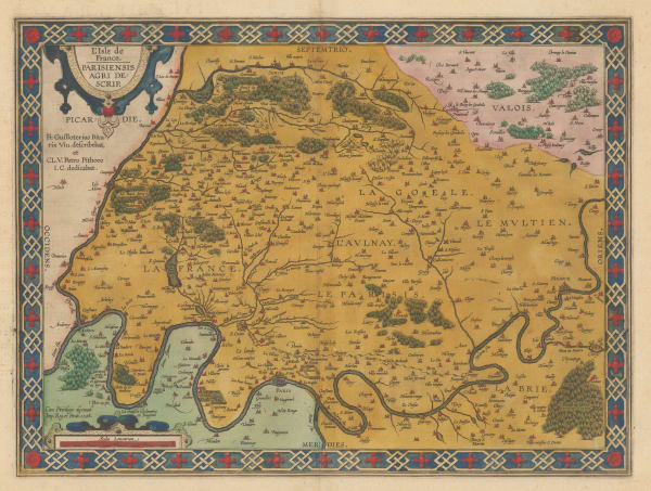 Abraham Ortelius, Paris & Île-de-France, 1598