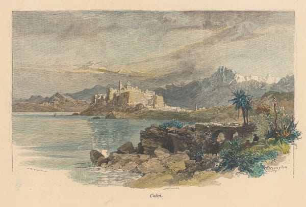 Picturesque Mediterranean, Corsica - Calvi, 1875 c.