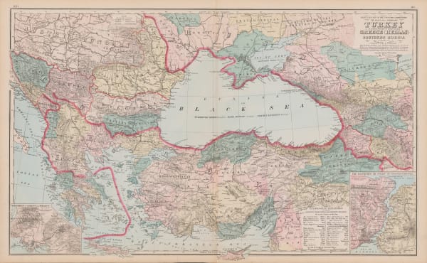 O.W. Gray & Son, Turkey, Greece, the Balkans, and the Black Sea Region, 1881