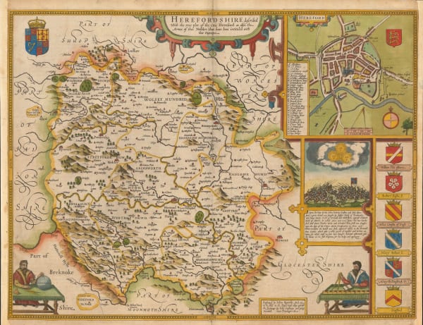 John Speed, Hereford-shire, 1614