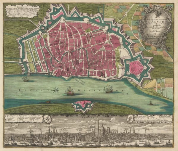 Matthaus Seutter, Antwerp, 1745 c.